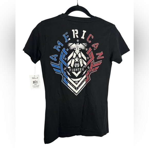 NWT American Fighter Red White Blue Kendleton Tee Short Size XS - Picture 6 of 9